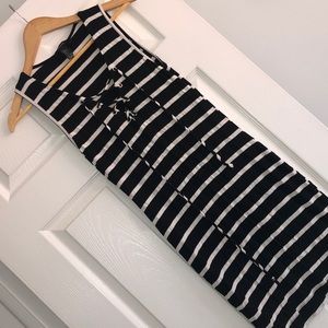 Laced up front dress